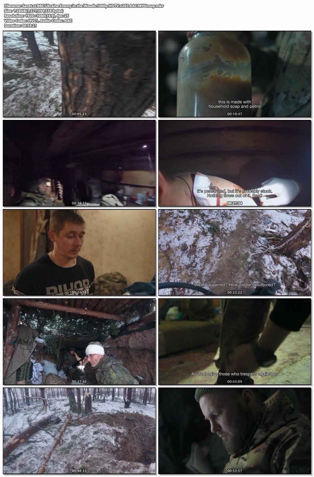 BBC Ukraine Enemy in the Woods (2024) 1080p HDTV x265