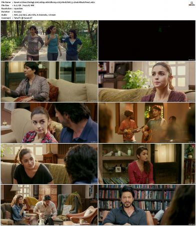 Dear Zindagi 2016 1080p 10bit Bluray x265 Hindi AAC 5.1 Esub-BlacK PearL