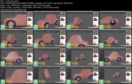 Stylized Car Modeling In Autodesk Maya
