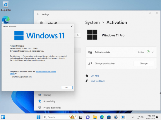 Windows 11 22H2 Build 22621.3296 9in1 (No TPM Required) Preactivated Multilingual