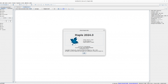 Maplesoft Maple 2024 LINUX (x64)