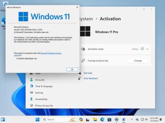 Windows 11 23H2 Build 22631.3235 9in1 (No TPM Required) Preactivated Multilingual