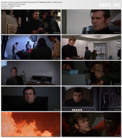 Conquest of the Planet of the Apes 1972 1080p BluRay DDP 5.1 H265-iVy
