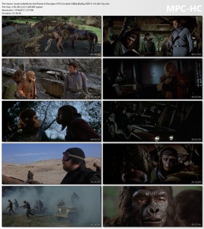 Battle for the Planet of the Apes 1973 Unrated 1080p BluRay DDP 5.1 H265-iVy