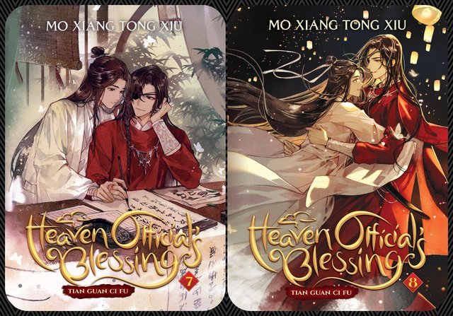 Completes to date Heaven Official's Blessing: Tian Guan Ci Fu (Novel) Vol 7 and 8 (Seven Seas Edition) Series
