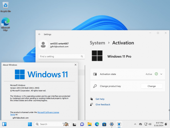 Windows 11 22H2 Build 22621.3593 9in1 Preactivated Multilingual