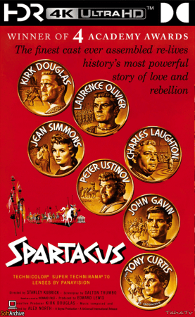 Spartacus 1960 UHD BluRay 2160p DDP 7.1 DV HDR x265-hallowed