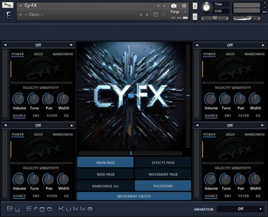 Ergo Kukke Cy-FX KONTAKT
