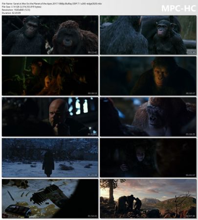 War for the Planet of the Apes 2017 1080p BluRay DDP 7.1 x265-edge2020