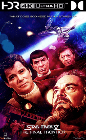 Star Trek V The Final Frontier 1989 2160p HDR10 DV Hybrid BDRip x265 10bit TrueHD 7.1 Ainz TAoE