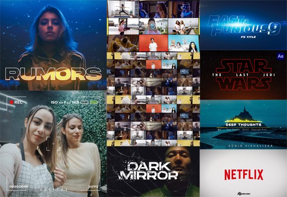 Awesome 8 After Effects Templates Collection