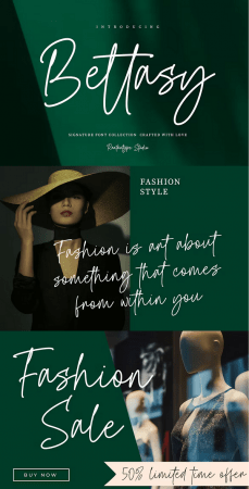 EE - Bettasy Signature Font 7PMBMDS