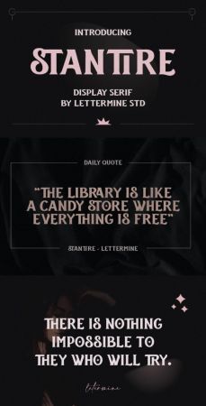 CM - Stantire - All Caps Display Font 42231002