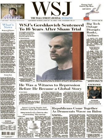 The Wall Street Journal - July 20 2024