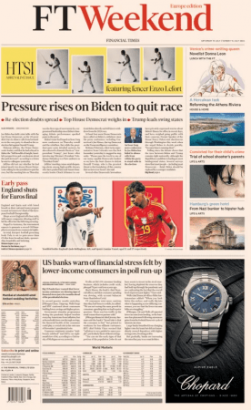 Financial Times Europe - 13 July 2024