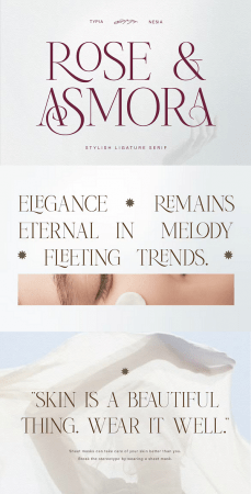 EE - Rose &amp; Asmora – Stylish Ligature Serif 26CK4ZK
