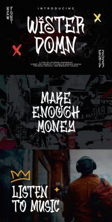 CM - Wister Domn Graffiti Font 43917807