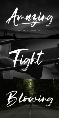 EE - Amazing - Handwritten Brush Font EPT4QDQ