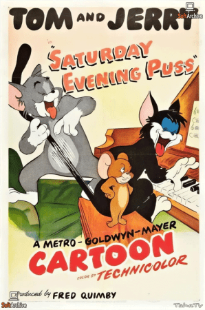 Saturday Evening Puss 1950 1080p AI UPSCALE HEVC 10Bit AAC 2.0 H265-R&amp;H