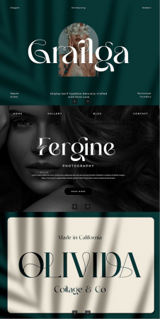 EE - Grailga Modern Serif Typeface CT2M5PC
