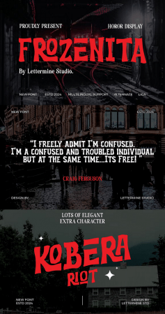 CM - Frozenita - Display Font 92143598