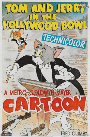 Tom and Jerry in the Hollywood Bowl 1950 1080p AI UPSCALE HEVC 10Bit AAC 2.0 H265-R&amp;H