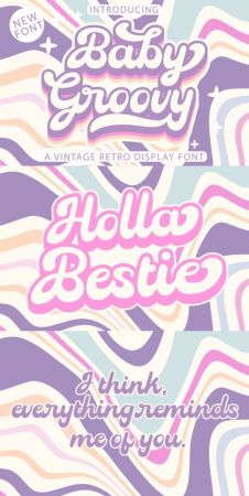 CF - Baby Groovy Font 93179536
