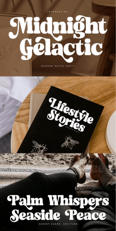 EE - Midnight Gelactic Modern Retro Serif 4GFVUEU