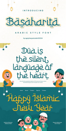 EE - Basaharita – Arabic Style Font VLRLB3V