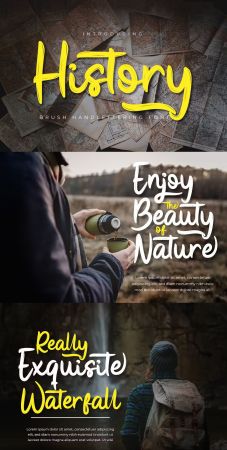 EE - History - Brush Handwritten Font AHM2HK6