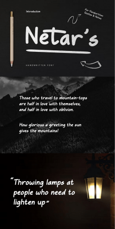 EE - Netars - Handwritten Font Z6AK9QR