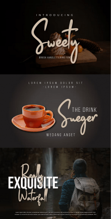 EE - Sweety - Brush Handwritten Font 4SJYG6Y