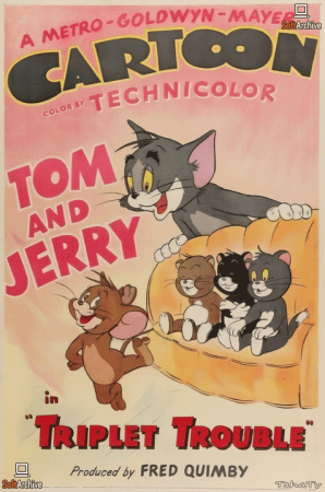 Triplet Trouble 1952 1080p AI UPSCALE HEVC 10Bit AAC 2.0 H265-R&amp;H