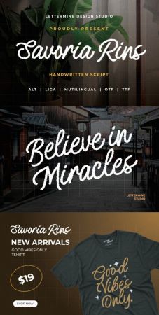 CM - Savoria Rins - Monoline Script 92014242