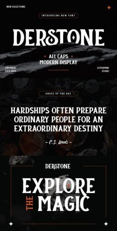 CM - Derstone - All Caps Display Serif 31382072