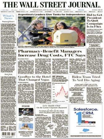 The Wal Street Journal - 10 July 2024