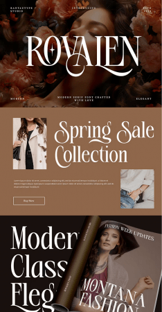 EE - Rovalen Modern Serif Font S5HNYHM