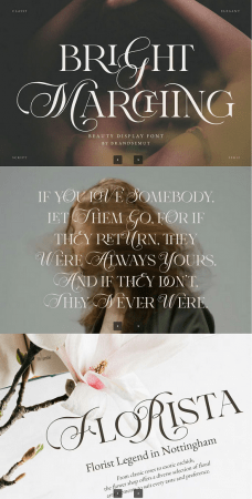 EE - Bright Marching - Beauty Display Font 9ECEMJ6