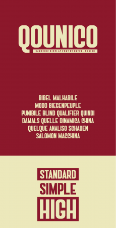 EE - Qounico Font MKF4N4U