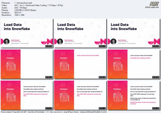 Load Data into Snowflake