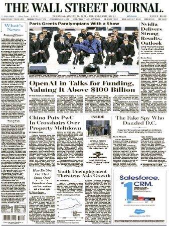 The Wall Street Journal - August 29, 2024