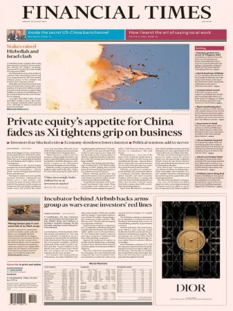 Financial Times USA - 26 August 2024