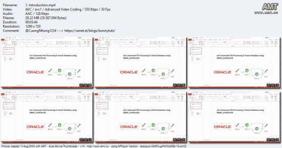 Build Oracle Data Pipeline using DBMS Scheduler