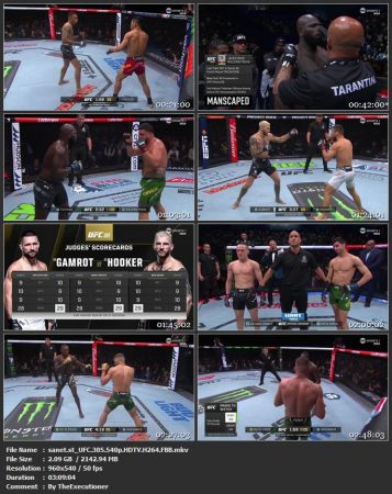UFC 305 540p HDTV H264 FBB