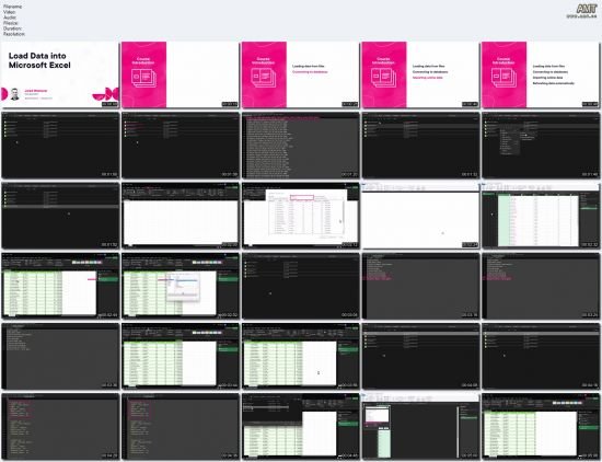 Load Data into Microsoft Excel