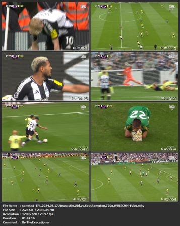 EPL 2024 08 17 Newcastle Utd vs Southampton 720p WEB h264-Fubo