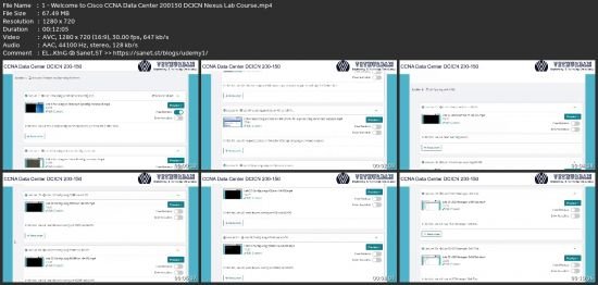 Cisco Nexus &amp; Ucs Manager Data Center Lab Course For Dctech