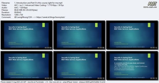 Security in Spring Boot REST Web Service Applications