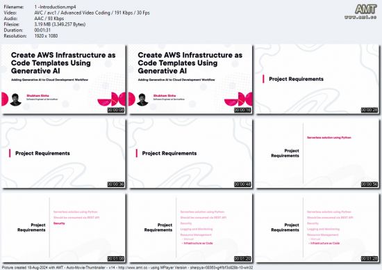Create AWS Infrastructure as Code Templates Using Generative AI