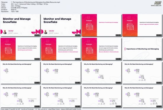 Monitor and Manage Snowflake